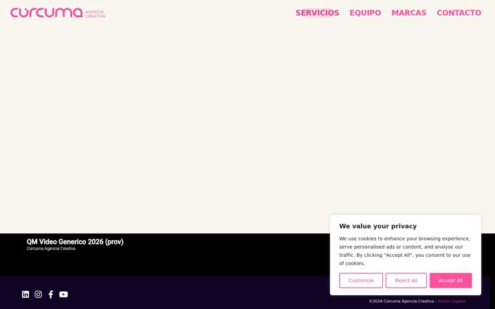 Screenshot of agenciacurcuma.com