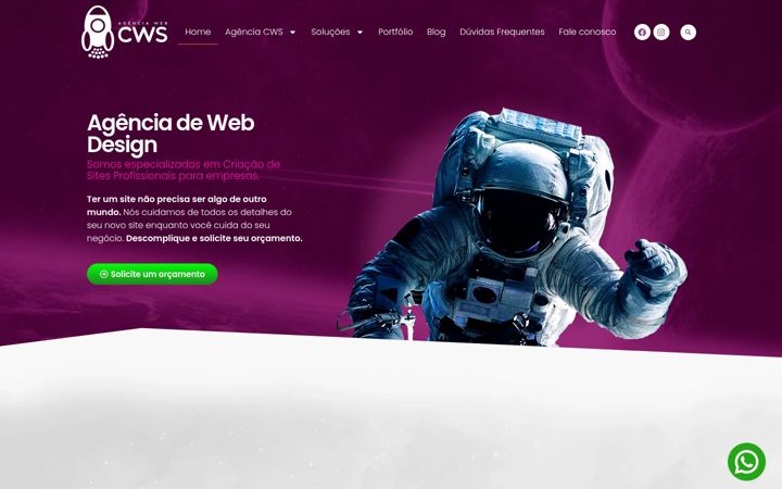 Screenshot του agenciacws.com.br
