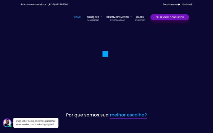 Screenshot of agenciadangelo.com.br