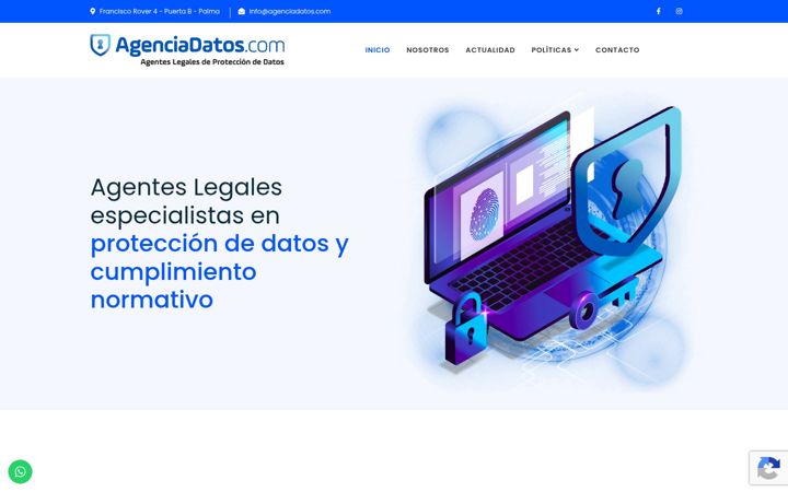 Screenshot του agenciadatos.com
