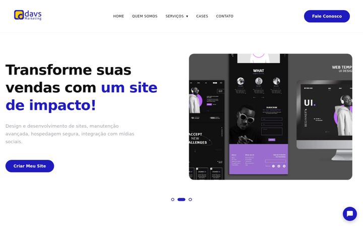 Screenshot του agenciadavs.com.br