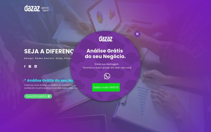 Screenshot του agenciadazaz.com.br