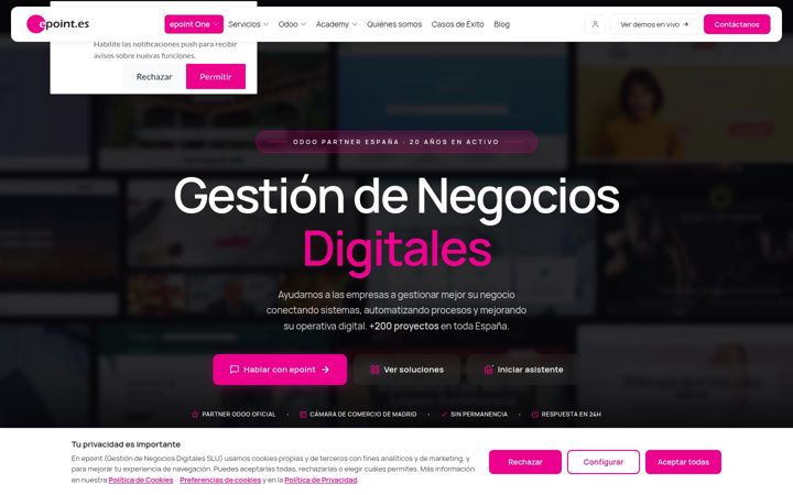Screenshot of agenciademarketingonline.es
