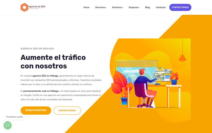 Екранна снимка на agenciadeseo.net