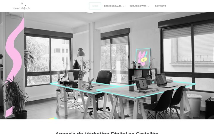 Screenshot of agenciadigitalmeraki.es