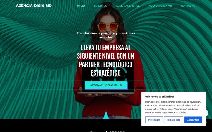 Screenshot of agenciadigix.com