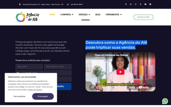 Skærmbillede af agenciadoale.com.br