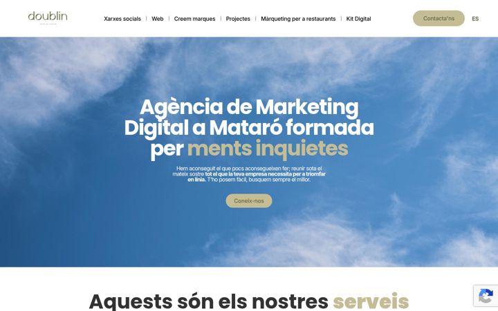 Screenshot of agenciadoublin.com