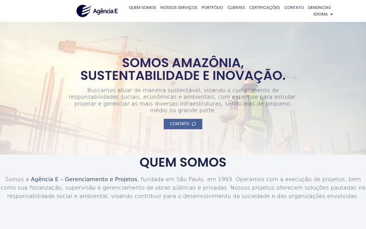 Ekrano kopija agenciae.com.br