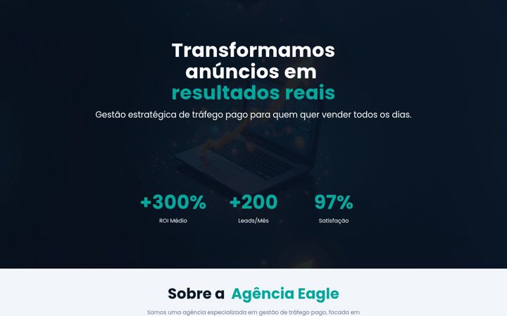 Screenshot of agenciaeagle.com