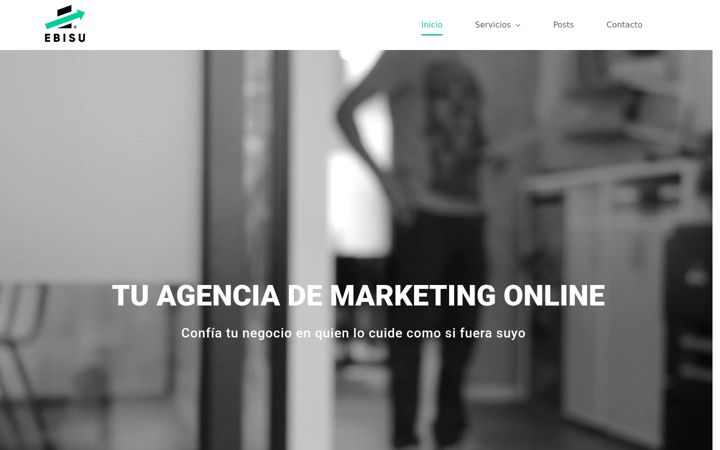 Screenshot of agenciaebisu.com