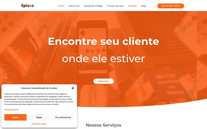 Ekrano kopija agenciaepicus.com.br