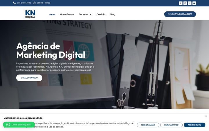 Screenshot of agenciafabiele.com