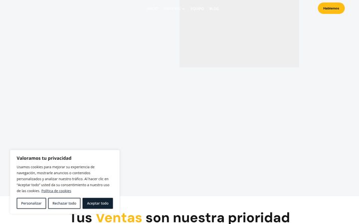 Ekrano kopija agenciaicaro.com