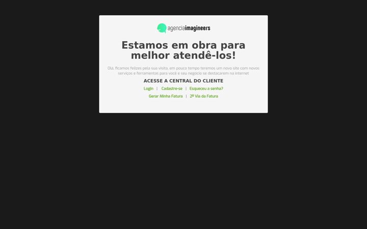 Screenshot of agenciaimagineers.com.br