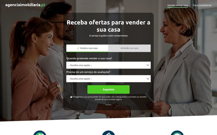 Screenshot von agenciaimobiliaria.pt