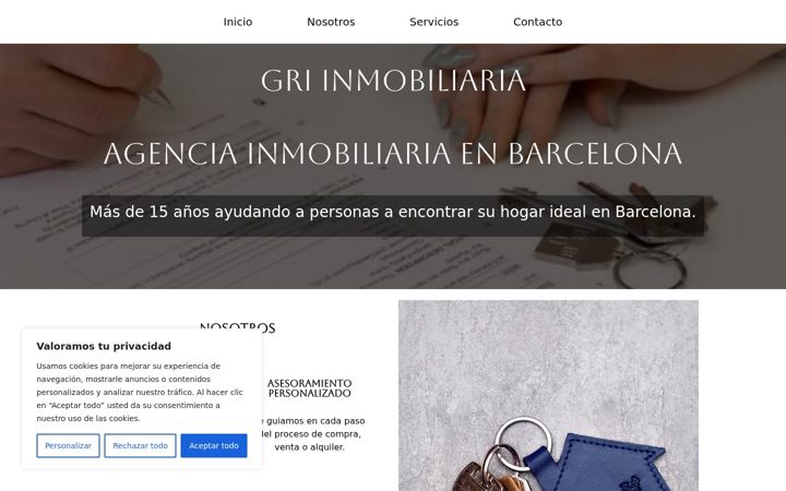 Screenshot of agenciainmobiliaria-griselda.es