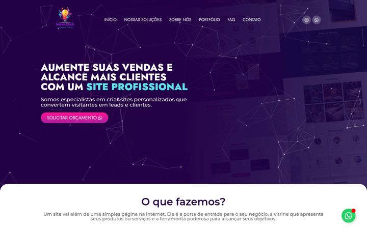 Screenshot of agenciainovaclick.com