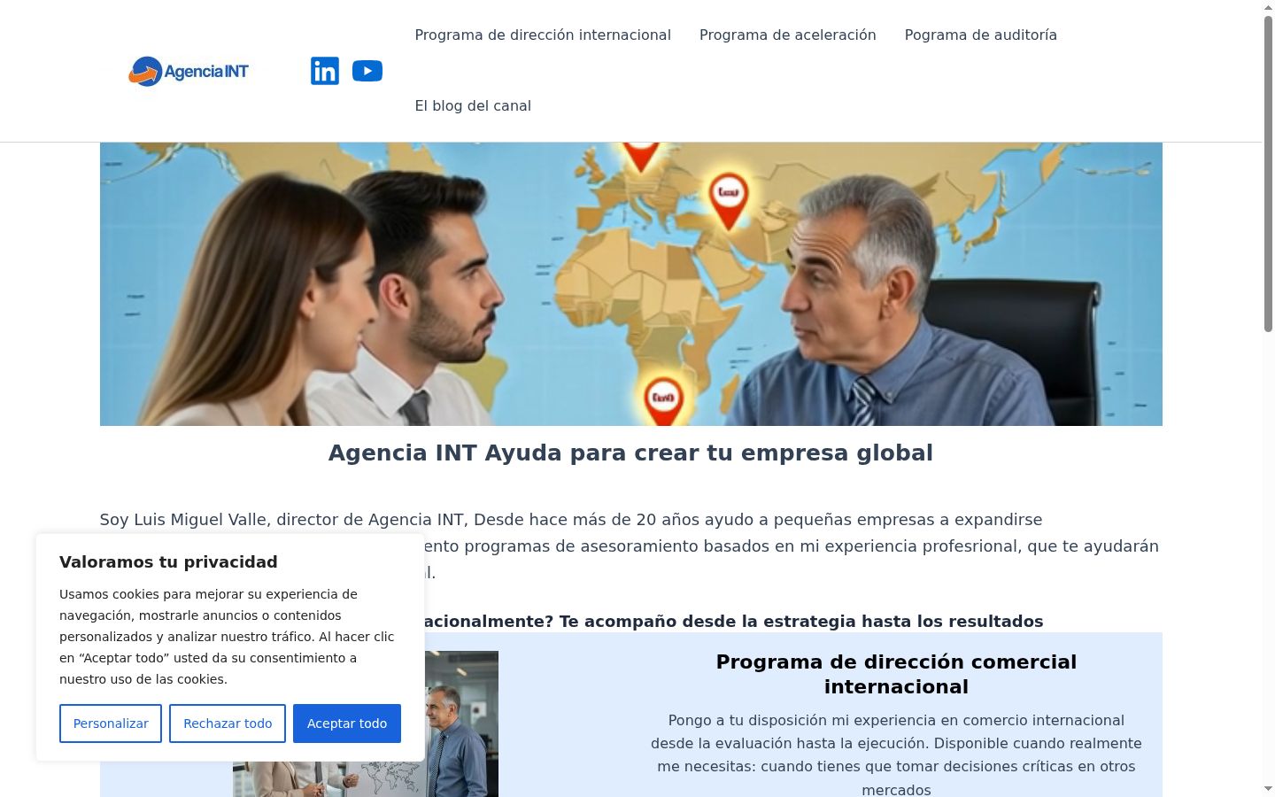 Screenshot tal-banner tal-kunsens muri qabel kwalunkwe interazzjoni