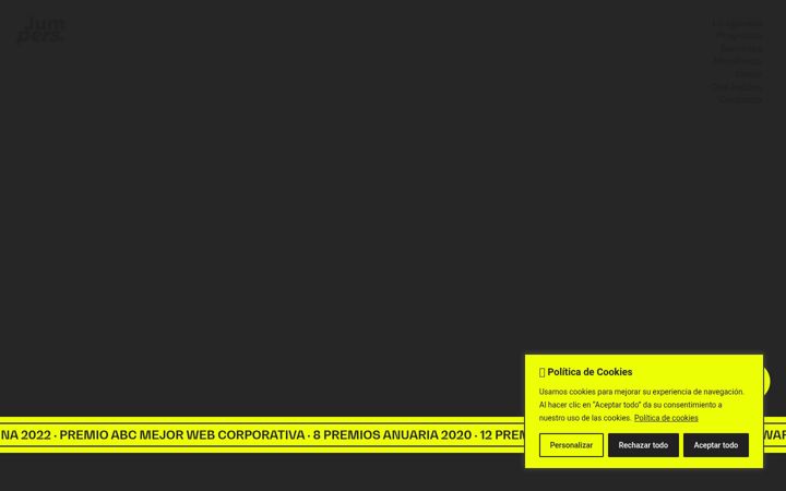 Screenshot ta' agenciajumpers.com