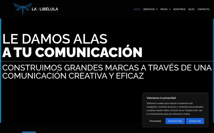 Screenshot ta' agencialalibelula.com