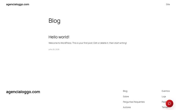 Screenshot of agencialoggo.com