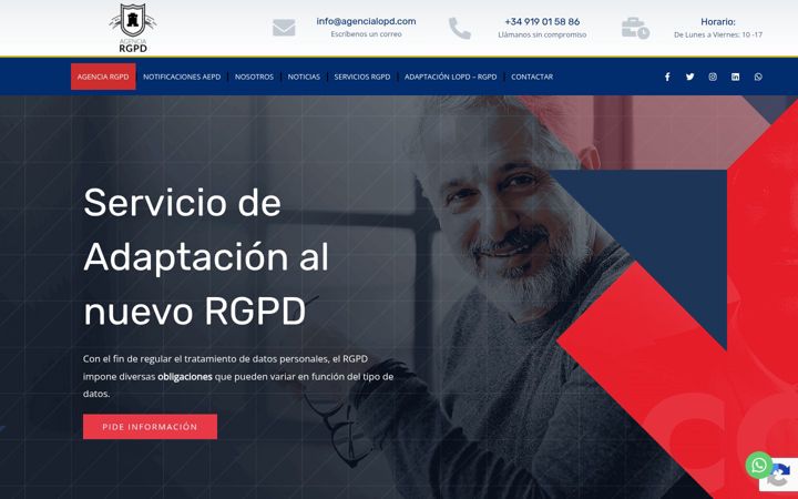 Screenshot of agencialopd.com