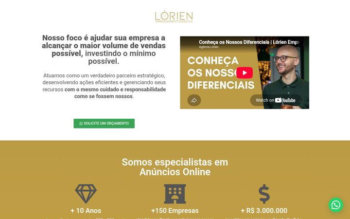 Screenshot ta' agencialorien.com.br