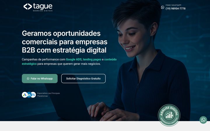 Screenshot ta' agenciamarketingcampinas.com.br