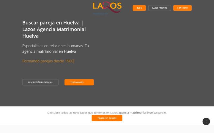 Screenshot von agenciamatrimonialhuelva.com