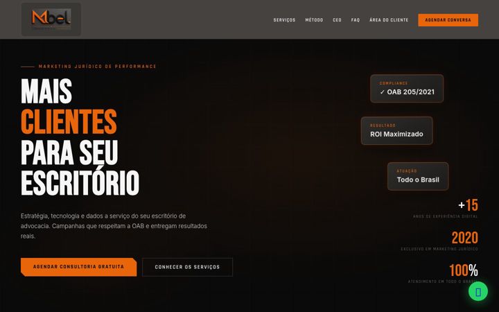 Screenshot of agenciambel.com