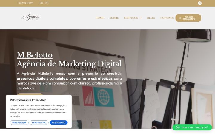 Screenshot of agenciambelotto.com