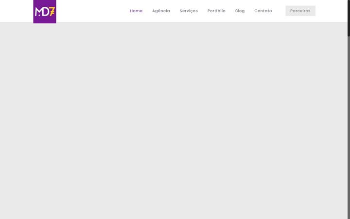 Skärmbild av agenciamd7.com.br