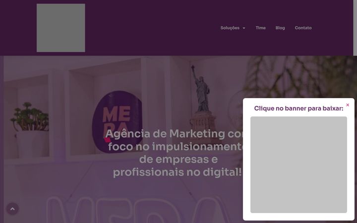 Screenshot of agenciamera.com