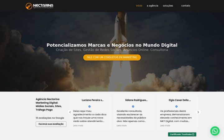 Screenshot του agencianectarina.com.br