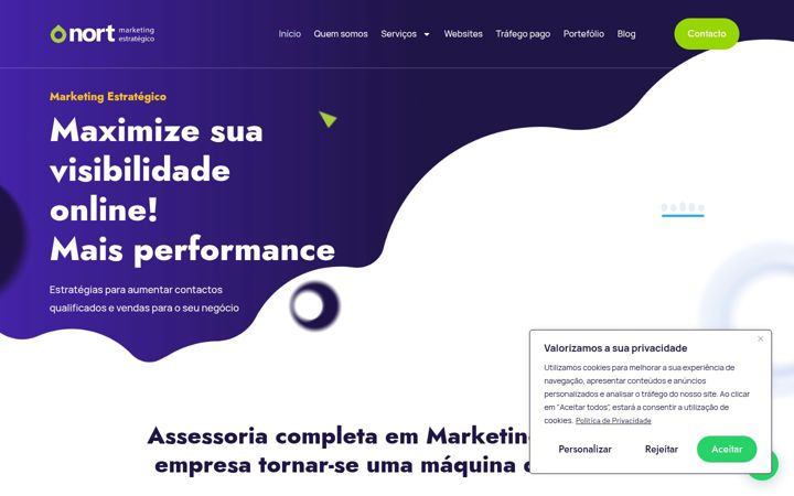 Zrzut ekranu agencianort.com