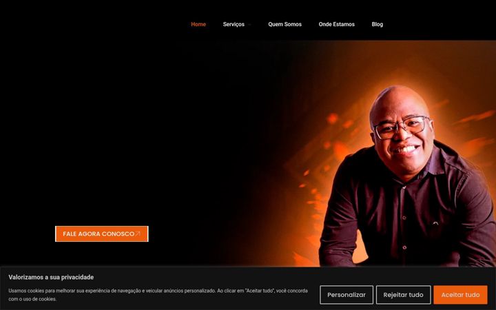Screenshot of agenciapapocriativo.com.br