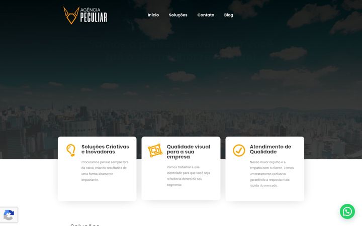 Screenshot of agenciapeculiar.com