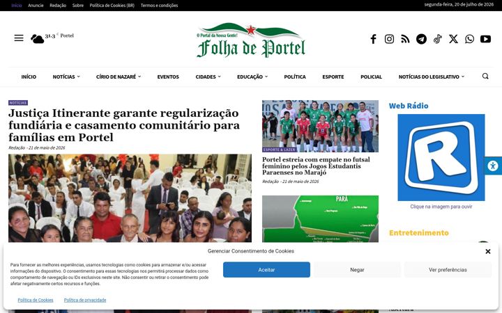 Captură de ecran a agenciaportel.com.br