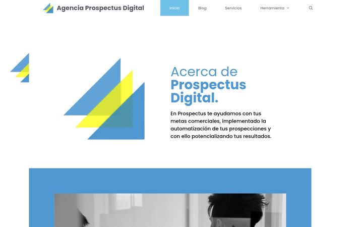 Screenshot of agenciaprospectusdigital.com