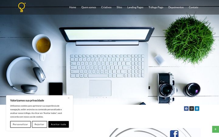 Screenshot ta' agenciaraboni.com.br