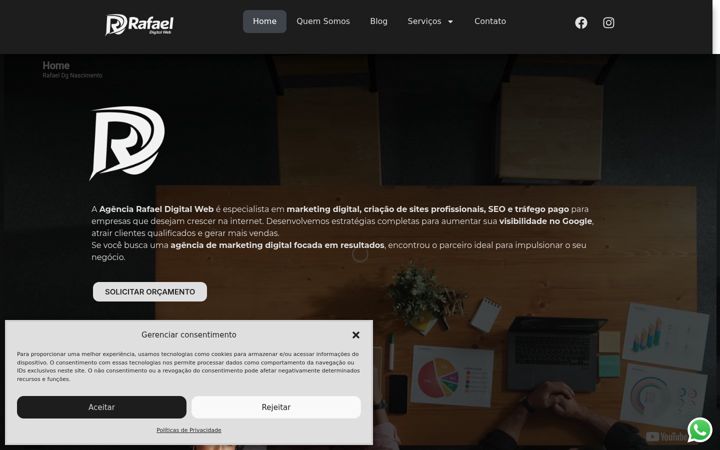 Screenshot of agenciarafaeldigitalweb.com