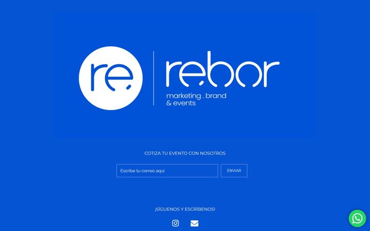 Screenshot of agenciarebor.cl
