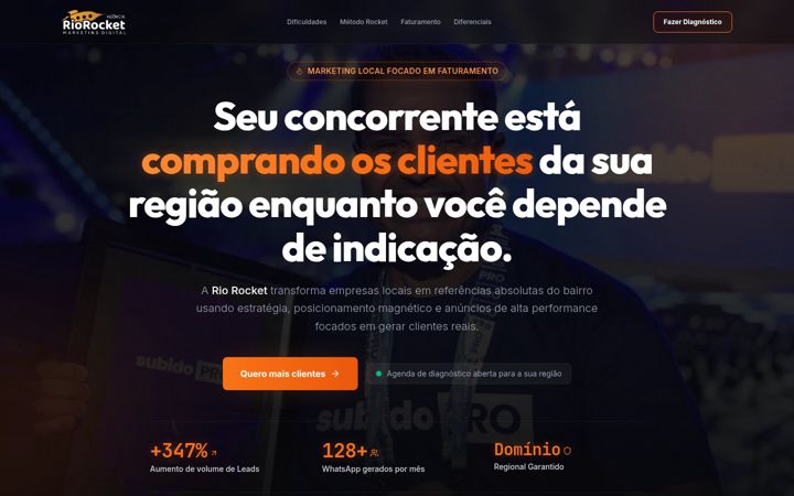 Screenshot of agenciariorocket.com