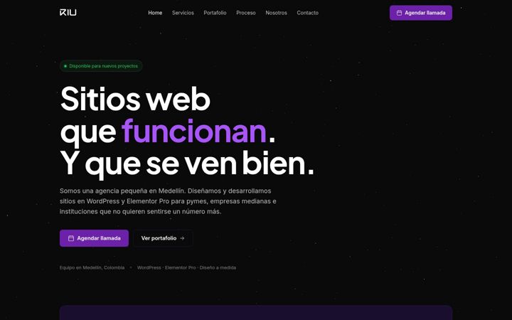 Screenshot of agenciariu.com