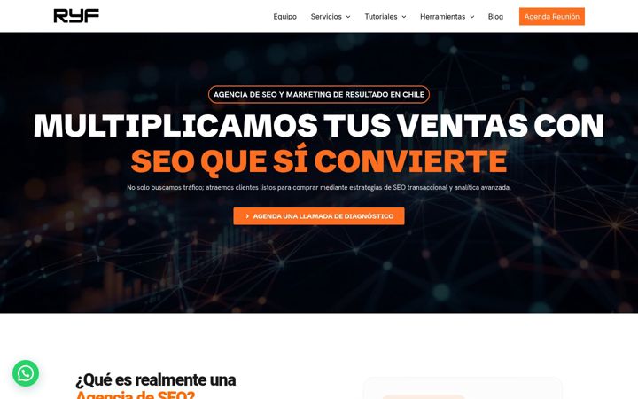 Screenshot of agenciaryf.com