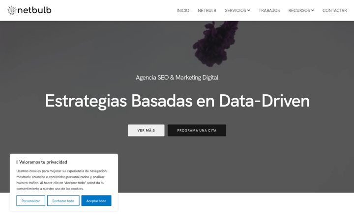Screenshot of agenciaseonetbulb.com