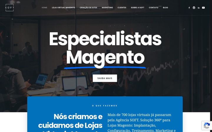 Captură de ecran a agenciasoft.com.br