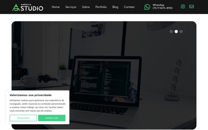 Screenshot von agenciastudio.com.br