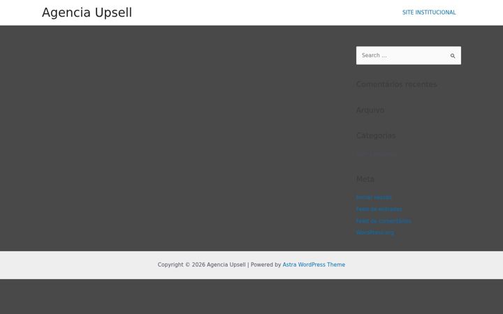 Ekrano kopija agenciaupsell.com.br